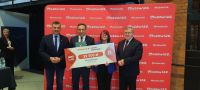 Na zdjęciu od lewej Rafał Rajkowski - Wicemarszałek, Eugeniusz Andrzej Wolszczak Wójt Gminy Przyłęk Mirosława Witczak -...
