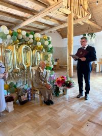 Pani Antonina Gębal, obchodziła setne urodziny