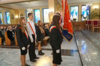 Narodowe Święto Niepodległości w Przyłęku 07Zdjęcie przedstawia osoby zgromadzone podczas Narodowego Święta Niepodległości...