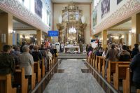 Narodowe Święto Niepodległości w Przyłęku 10Zdjęcie przedstawia osoby zgromadzone podczas Narodowego Święta Niepodległości...