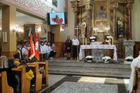 Narodowe Święto Niepodległości w Przyłęku 15Zdjęcie przedstawia osoby zgromadzone podczas Narodowego Święta Niepodległości...