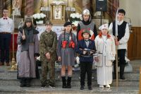 Narodowe Święto Niepodległości w Przyłęku 16Zdjęcie przedstawia osoby zgromadzone podczas Narodowego Święta Niepodległości...