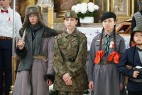 Narodowe Święto Niepodległości w Przyłęku 17Zdjęcie przedstawia osoby zgromadzone podczas Narodowego Święta Niepodległości...