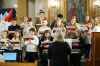 Narodowe Święto Niepodległości w Przyłęku 20Zdjęcie przedstawia osoby zgromadzone podczas Narodowego Święta Niepodległości...