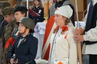 Narodowe Święto Niepodległości w Przyłęku 22Zdjęcie przedstawia osoby zgromadzone podczas Narodowego Święta Niepodległości...