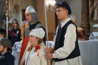 Narodowe Święto Niepodległości w Przyłęku 23Zdjęcie przedstawia osoby zgromadzone podczas Narodowego Święta Niepodległości...