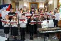 Narodowe Święto Niepodległości w Przyłęku 24Zdjęcie przedstawia osoby zgromadzone podczas Narodowego Święta Niepodległości...