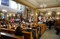 Narodowe Święto Niepodległości w Przyłęku 29Zdjęcie przedstawia osoby zgromadzone podczas Narodowego Święta Niepodległości...