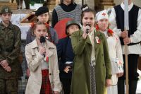 Narodowe Święto Niepodległości w Przyłęku 32Zdjęcie przedstawia osoby zgromadzone podczas Narodowego Święta Niepodległości...