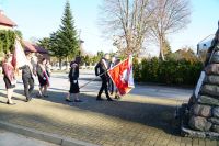 Narodowe Święto Niepodległości w Przyłęku 50Zdjęcie przedstawia osoby zgromadzone podczas Narodowego Święta Niepodległości...