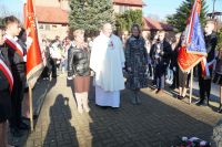 Narodowe Święto Niepodległości w Przyłęku 56Zdjęcie przedstawia osoby zgromadzone podczas Narodowego Święta Niepodległości...