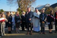 Narodowe Święto Niepodległości w Przyłęku 61Zdjęcie przedstawia osoby zgromadzone podczas Narodowego Święta Niepodległości...