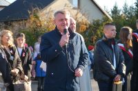 Narodowe Święto Niepodległości w Przyłęku 62Zdjęcie przedstawia osoby zgromadzone podczas Narodowego Święta Niepodległości...