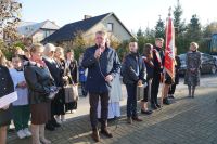 Narodowe Święto Niepodległości w Przyłęku 63Zdjęcie przedstawia osoby zgromadzone podczas Narodowego Święta Niepodległości...