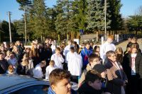 Narodowe Święto Niepodległości w Przyłęku 67Zdjęcie przedstawia osoby zgromadzone podczas Narodowego Święta Niepodległości...