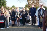 Narodowe Święto Niepodległości w Przyłęku 69Zdjęcie przedstawia osoby zgromadzone podczas Narodowego Święta Niepodległości...