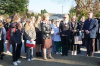 Narodowe Święto Niepodległości w Przyłęku 70Zdjęcie przedstawia osoby zgromadzone podczas Narodowego Święta Niepodległości...