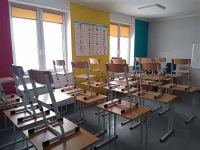 Sala lekcyjna w Publicznej Szkole Podstawoej w Łaguszowie