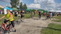 Wyjazd uczestników rajdu rowerowego
