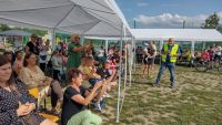 Uczestnicy V Święta Żółwia Błotnego z Eneą
