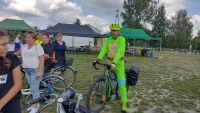 Wyjazd uczestników rajdu rowerowego