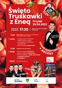 Plakat I Święta Truskawki z Eneą