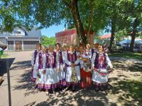 Na zdjęciu członkinie KGW Rudki ubrane w tradycyjne stroje ludowe