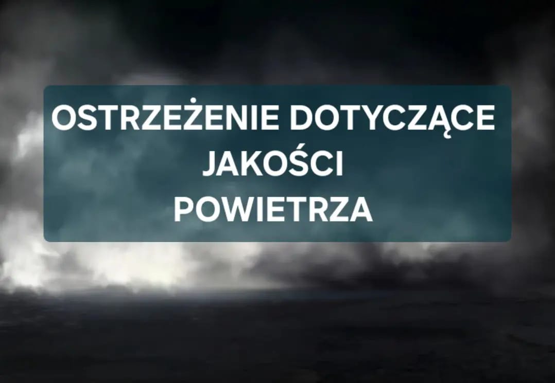 Ostrzeżenie dotyczące jakości powietrza